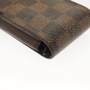 LOUIS VUITTON Damier Ebene Etui Cigarette Case 3Set N63024 LV Auth 131126-7