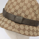 GUCCI GG Canvas Bucket Hat L Beige Auth 131132-7