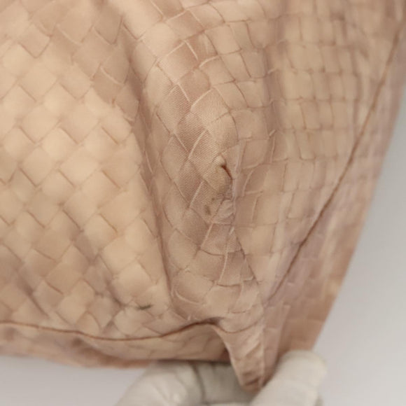 BOTTEGA VENETA Tote Bag Nylon Beige Auth 131133