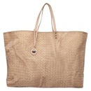 BOTTEGA VENETA Tote Bag Nylon Beige Auth 131133-13