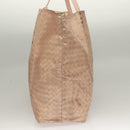 BOTTEGA VENETA Tote Bag Nylon Beige Auth 131133-3