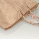 BOTTEGA VENETA Tote Bag Nylon Beige Auth 131133-6