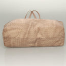 BOTTEGA VENETA Tote Bag Nylon Beige Auth 131133-5
