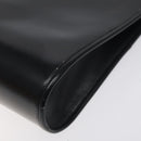 Christian Dior Shoulder Bag Leather Black Gold Auth 131135-14