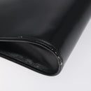 Christian Dior Shoulder Bag Leather Black Gold Auth 131135-9