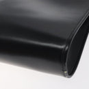 Christian Dior Shoulder Bag Leather Black Gold Auth 131135-15