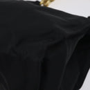 PRADA Tote Bag nylon metal Black Gold Auth 131136-10