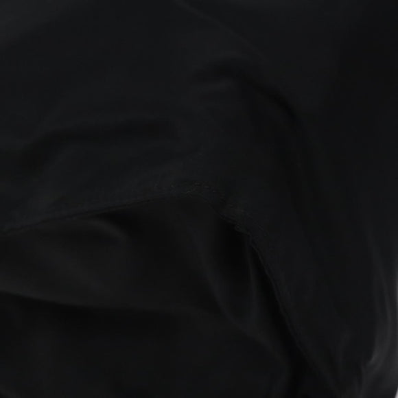 PRADA Tote Bag nylon metal Black Gold Auth 131136