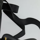 GUCCI Bamboo Backpack Suede Black Gold 003 2058 0016 Auth 131139-10