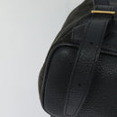 GUCCI Bamboo Backpack Suede Black Gold 003 2058 0016 Auth 131139-14