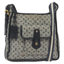 LOUIS VUITTON Monogram Mini Buzas Marie Kate Bag Blue M92320 Auth 131141-1