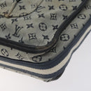 LOUIS VUITTON Monogram Mini Buzas Marie Kate Bag Blue M92320 Auth 131141-9