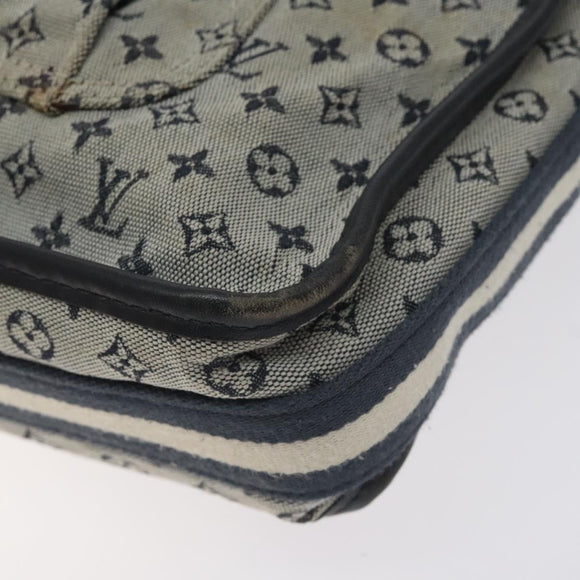 LOUIS VUITTON Monogram Mini Buzas Marie Kate Bag Blue M92320 Auth 131141