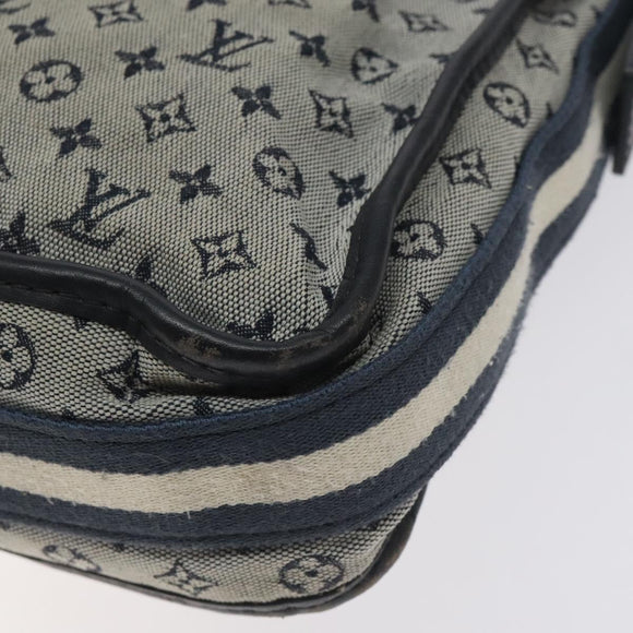 LOUIS VUITTON Monogram Mini Buzas Marie Kate Bag Blue M92320 Auth 131141