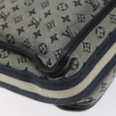 LOUIS VUITTON Monogram Mini Buzas Marie Kate Bag Blue M92320 Auth 131141-16