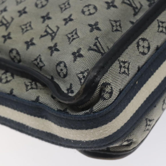 LOUIS VUITTON Monogram Mini Buzas Marie Kate Bag Blue M92320 Auth 131141