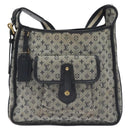 LOUIS VUITTON Monogram Mini Buzas Marie Kate Bag Blue M92320 Auth 131141-13