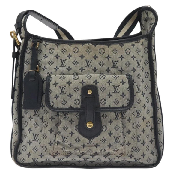 LOUIS VUITTON Monogram Mini Buzas Marie Kate Bag Blue M92320 Auth 131141