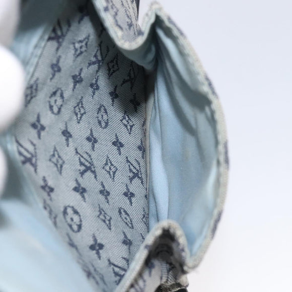 LOUIS VUITTON Monogram Mini Buzas Marie Kate Bag Blue M92320 Auth 131141