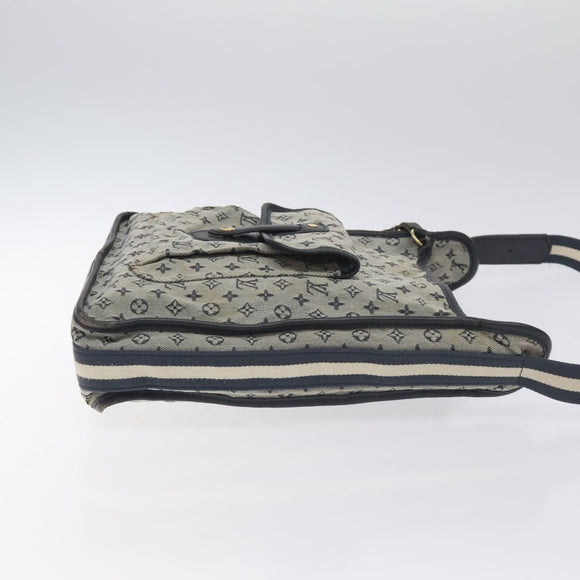 LOUIS VUITTON Monogram Mini Buzas Marie Kate Bag Blue M92320 Auth 131141