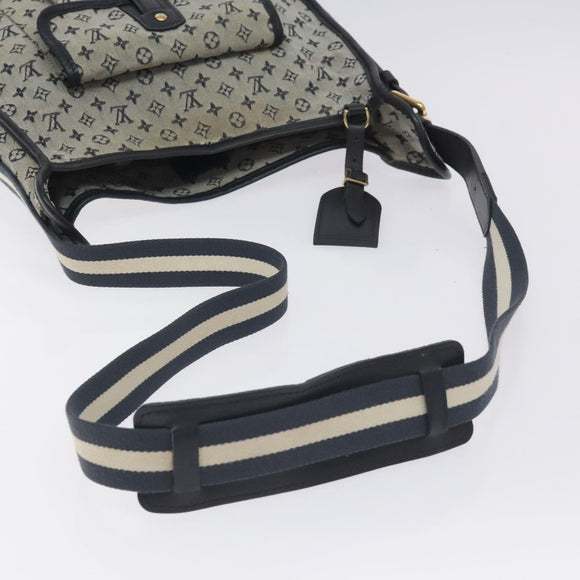 LOUIS VUITTON Monogram Mini Buzas Marie Kate Bag Blue M92320 Auth 131141