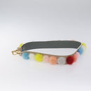 FENDI Shoulder Strap Leather Multicolor Auth 131152-5