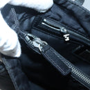 FENDI Zucca Canvas Hand Bag Black Silver Auth 131157-14