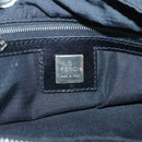 FENDI Zucca Canvas Hand Bag Black Silver Auth 131157-15