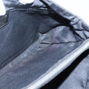 FENDI Zucca Canvas Hand Bag Black Silver Auth 131157-17