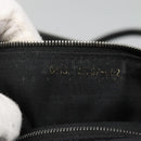 FENDI Zucca Canvas Hand Bag Black Silver Auth 131157-12