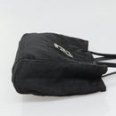 FENDI Zucca Canvas Hand Bag Black Silver Auth 131157-4
