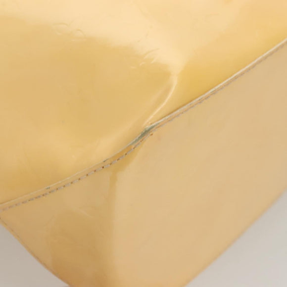 LOUIS VUITTON Vernis Reade MM Hand Bag Marshmallow Pink M91304 LV Auth 131159