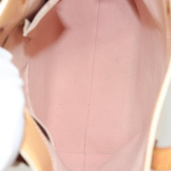 LOUIS VUITTON Vernis Reade MM Hand Bag Marshmallow Pink M91304 LV Auth 131159