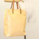 LOUIS VUITTON Vernis Reade MM Hand Bag Marshmallow Pink M91304 LV Auth 131159-21