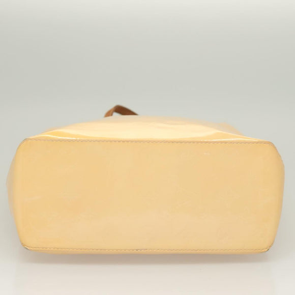 LOUIS VUITTON Vernis Reade MM Hand Bag Marshmallow Pink M91304 LV Auth 131159