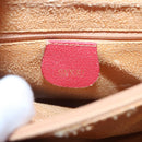 GUCCI Bamboo Hand Bag Suede Leather Red Gold 002 1186 0260 Auth 131161-14