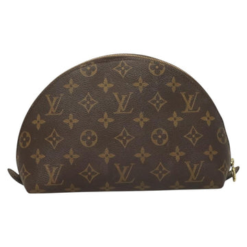 LOUIS VUITTON Monogram Trousse Demi Ronde Cosmetic Pouch M47520 LV Auth 131163 - 0