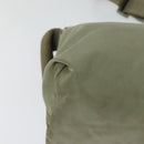 PRADA Shoulder Bag Nylon Khaki Silver Auth 131164-16