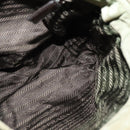 PRADA Shoulder Bag Nylon Khaki Silver Auth 131164-21