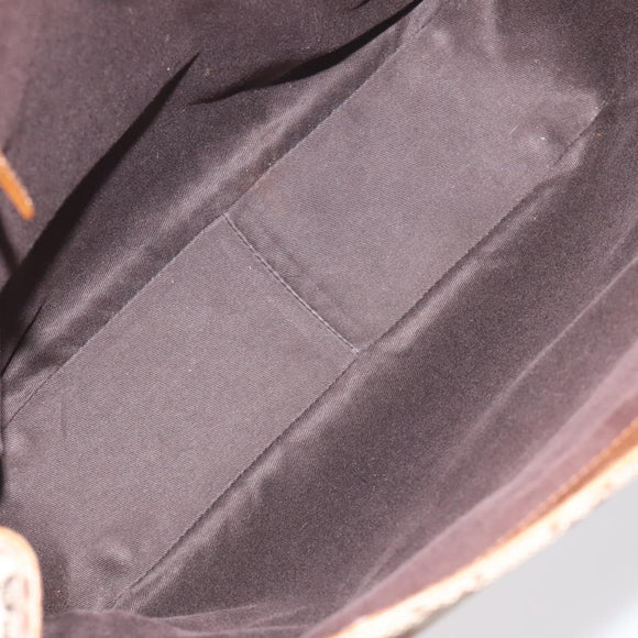 GUCCI GG Canvas Hand Bag Beige 112530 Auth 131180