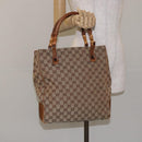 GUCCI GG Canvas Hand Bag Beige 112530 Auth 131180-22