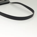 Salvatore Ferragamo Gancini Hand Bag Leather 2way Black Silver Auth 131183-9