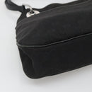 GUCCI GG Canvas Tote Bag Black Silver 121023 Auth 131188-11