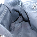 GUCCI GG Canvas Tote Bag Black Silver 121023 Auth 131188-16