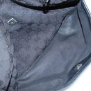 GUCCI GG Canvas Tote Bag Black Silver 121023 Auth 131188-20