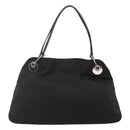 GUCCI GG Canvas Tote Bag Black Silver 121023 Auth 131188-3