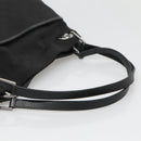 GUCCI GG Canvas Tote Bag Black Silver 121023 Auth 131188-7