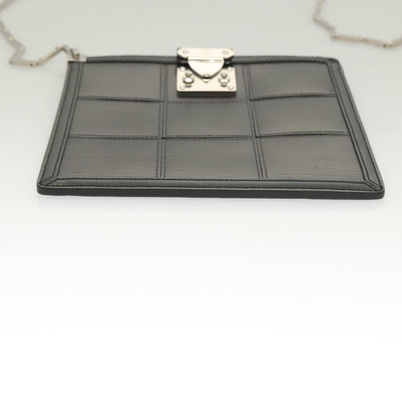 LOUIS VUITTON Epi Stretch Mojito Shoulder Bag Black M54612 LV Auth 131190