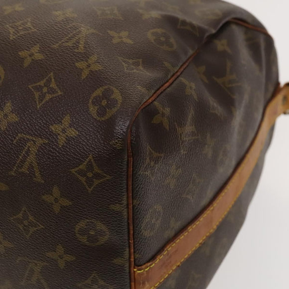 LOUIS VUITTON Monogram Keepall Bandouliere 50 Boston Bag M41416 LV Auth 131192