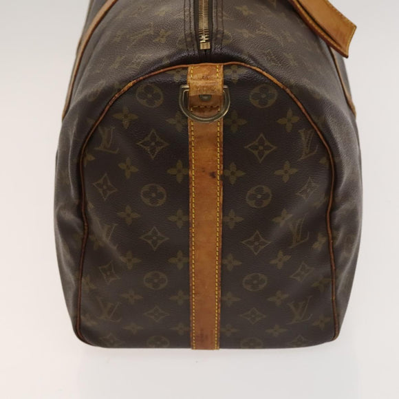 LOUIS VUITTON Monogram Keepall Bandouliere 50 Boston Bag M41416 LV Auth 131192